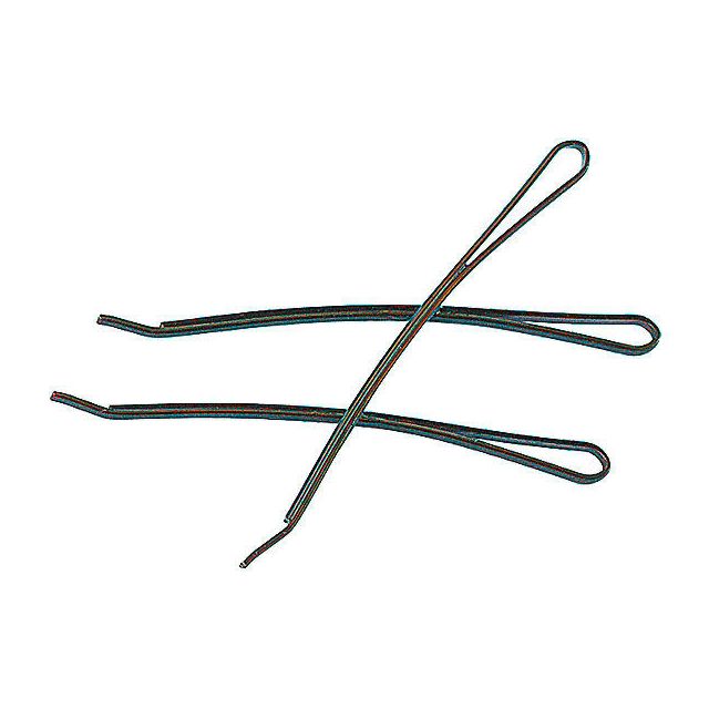 Ari 3659 Haarklemmen glatt 250 gr. schwarz 5 cm