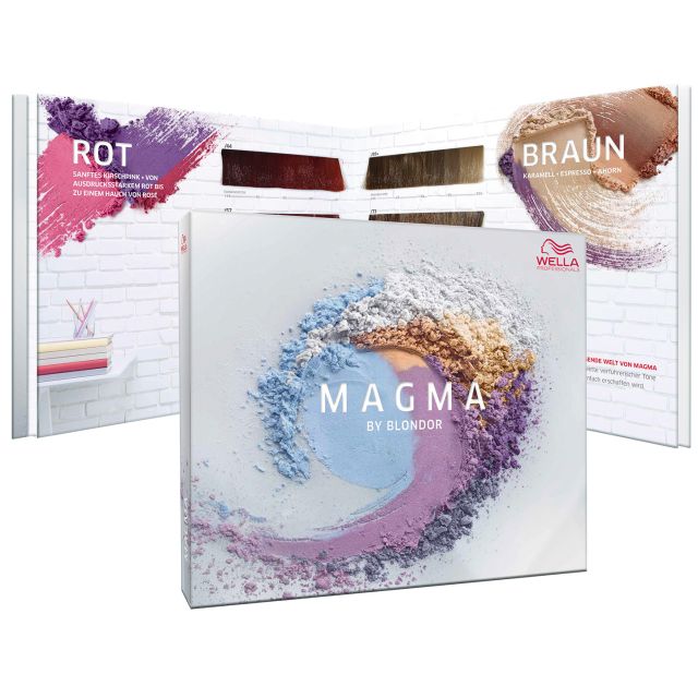 WELLA 3335 Magma Restage Farbkarte NEU