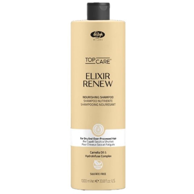 LISAP Top Care Elixir Renew Nourishing Shampoo 1000 ml.