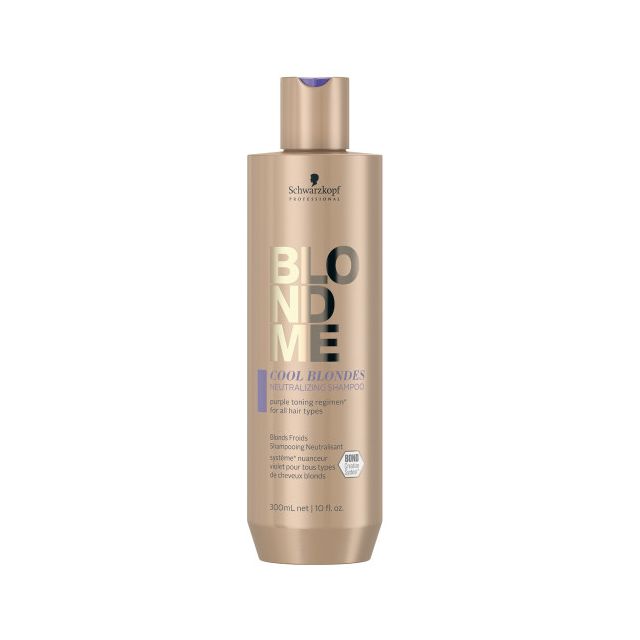 Schwarzkopf BLONDME Cool Blondes Neutralizing Shampoo 300 ml.