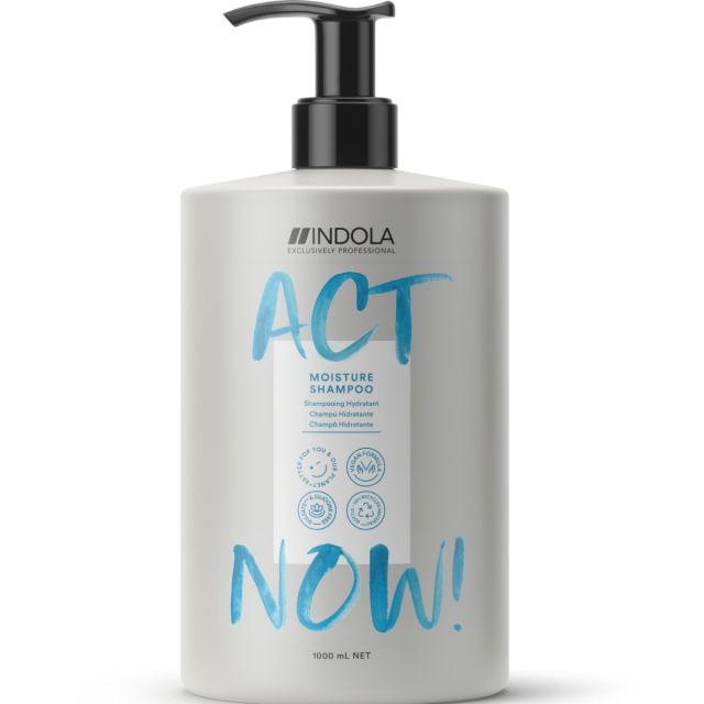 Indola Act Now Moisture Shampoo 1000 ml.