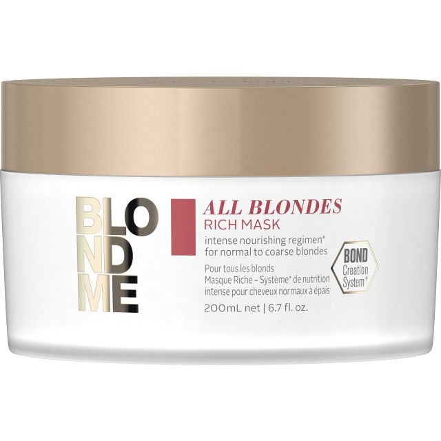 Schwarzkopf BLONDME All Blondes Rich Maske 200 ml.