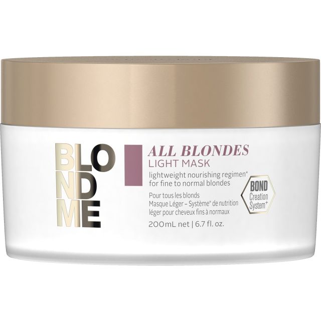 Schwarzkopf BLONDME All Blondes Light Maske 200 ml.