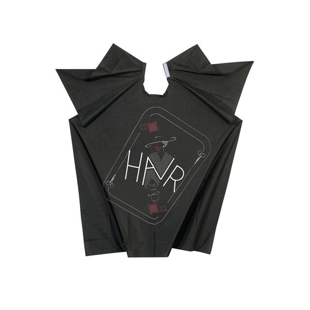 Comair Kabinett-Umhang Hair mit Klettverschluß schwarz