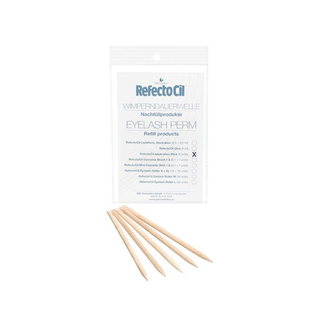 RefectoCil Eyelash Perm Refill Rosewood Sticks