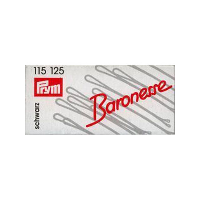 Baronesse Haarklemmen schwarz 4 cm