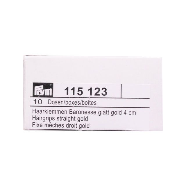 Baronesse Haarklemmen gold 4 cm