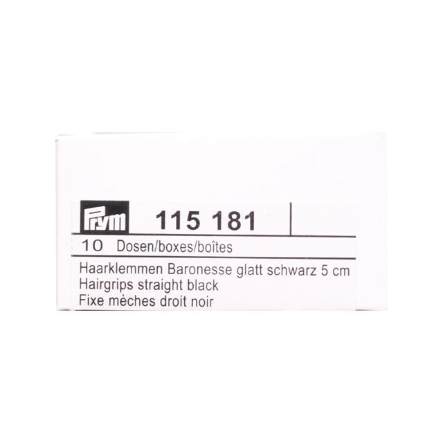 Baronesse Haarklemmen schwarz 5 cm