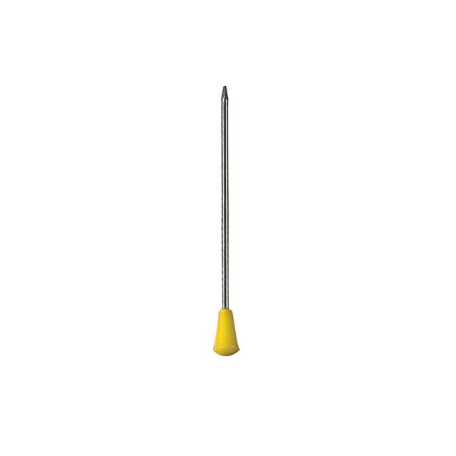 Comair Metallstecker mit Plastikkopf gelb 50 Stk. 65 mm