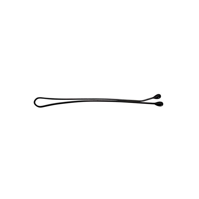 Haarklemmen Klassik 5 cm schwarz 24 Stk.