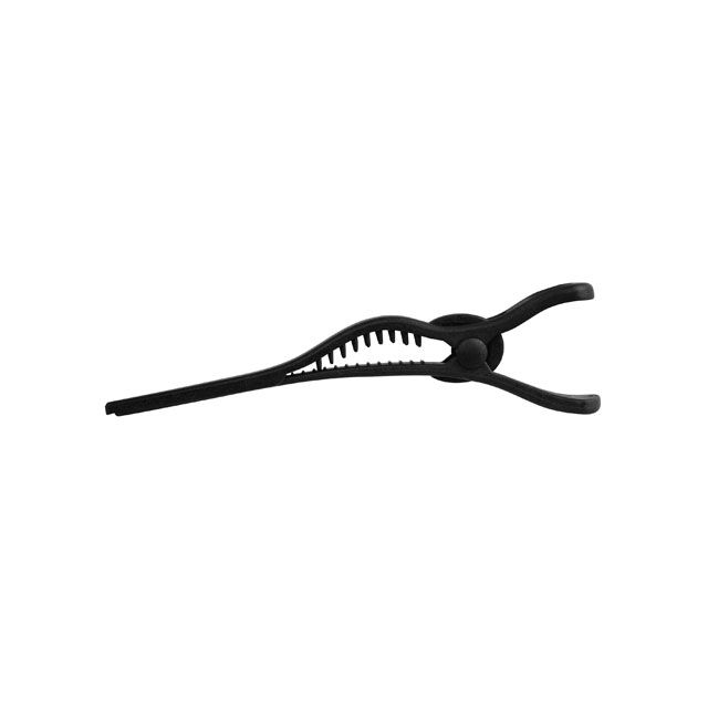Comair Haarclips Pure Plastic schwarz 4 Stk.