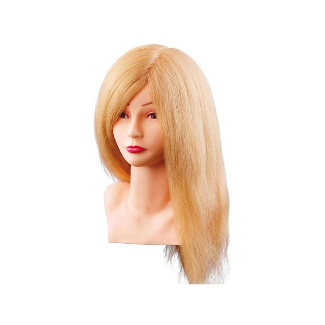 Comair Übungskopfbüste Louisa Echthaar 40 cm blond
