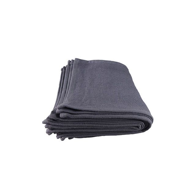 Comair Essentials Augentuch anthrazit 30 x 15 cm 10er Btl.