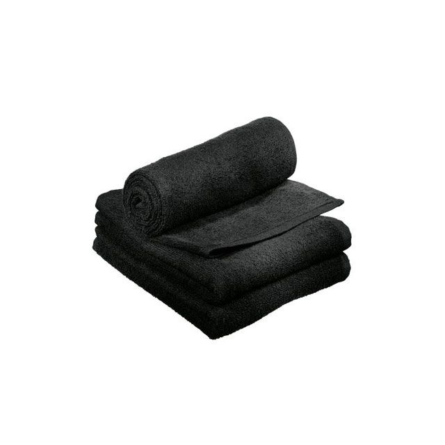 Comair Kabinett Handtuch 30 x 90 cm schwarz 3er-Pckg.
