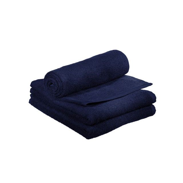 Comair Kabinett Handtuch 50 x 90 cm dunkelblau 3er-Pckg.