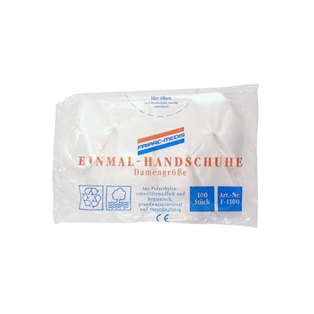 Fripac Einweg-Handschuhe Damen 100 Stk. (F-1100)