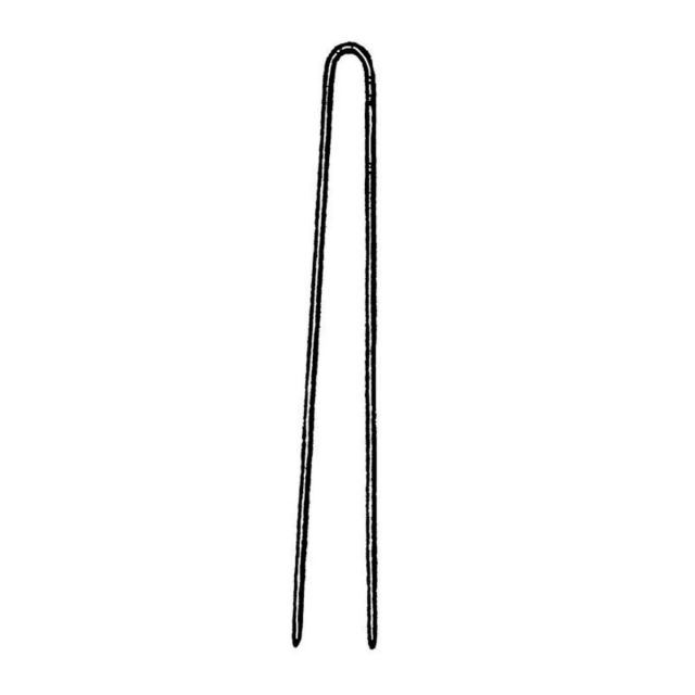 Ari Postichnadeln 1719/33 glatt schwarz 70 mm 49 Stk.