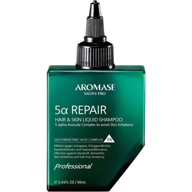 AROMASE Salon-Pro 5a Repair Hair & Skin Liquid Shampoo 40 ml.