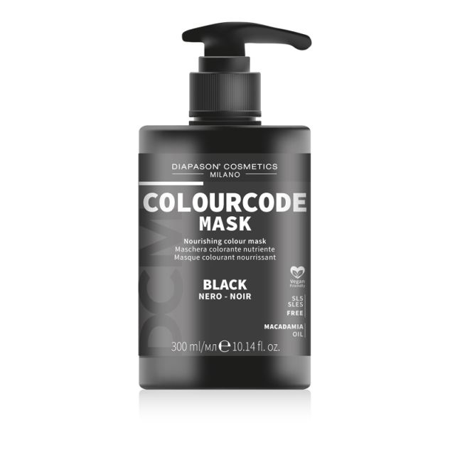 DCM Colorcode Mask 300 ml. -  schwarz