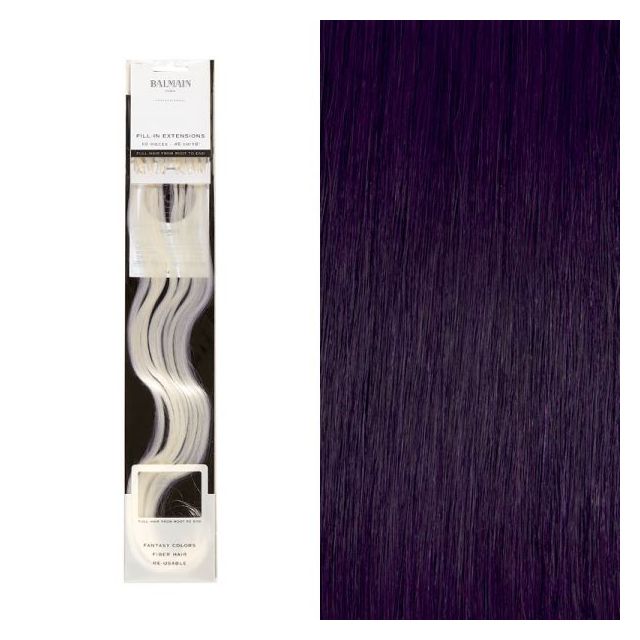 Balmain Fill-In Extensions HH 45 cm 10 Stk. dark purple