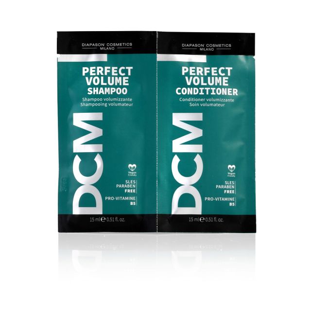 DCM Perfect Volume Shampoo + Conditioner 15+15 ml.