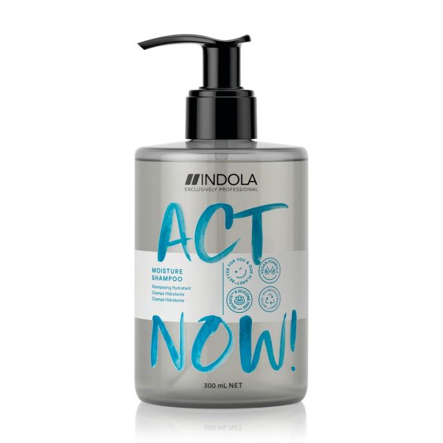 Indola Act Now Moisture Shampoo 300 ml.